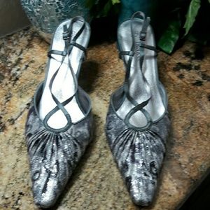 J Renee Grey Multi & Sequin Size 13